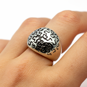 Anello Puzzle Bombato — Ventrella Gioiellieri