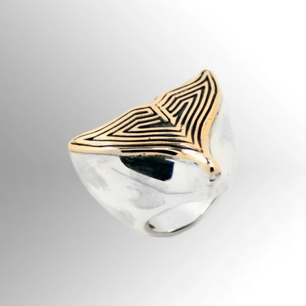 Anello Coda della Sirena Parthenope - Ventrella Gioiellieri