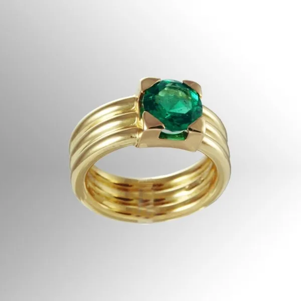 Anello con smeraldo - Ventrella Gioiellieri