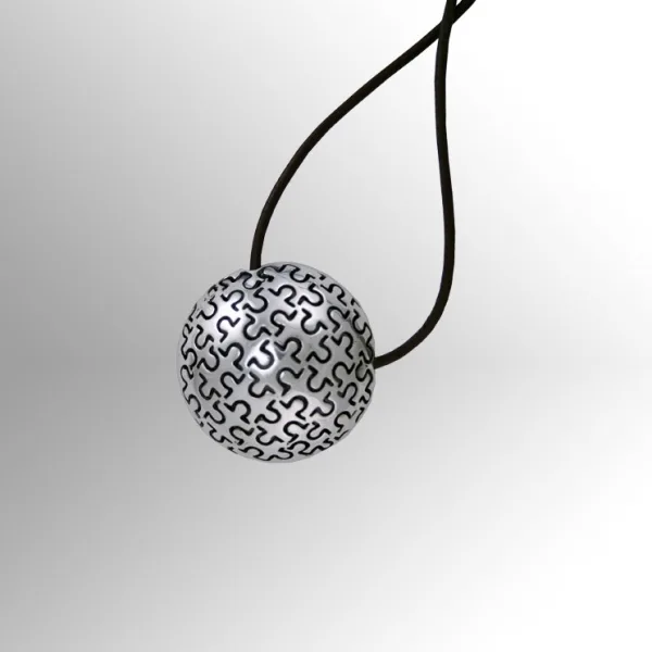 Ciondolo Puzzle bombato . - Ventrella Gioiellieri