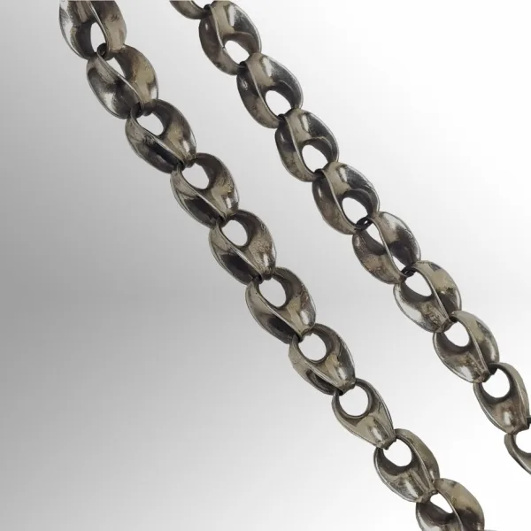 Collana maglie in argento e oro mod. piccolo - Ventrella Gioiellieri