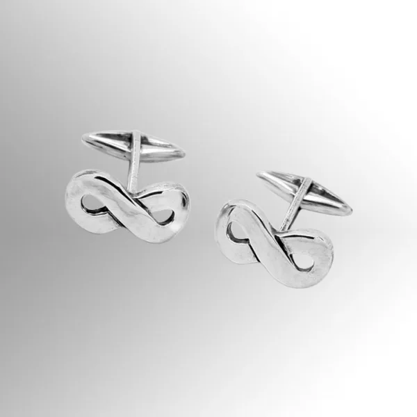 Gemelli in argento mod. Infinito - Ventrella Gioiellieri