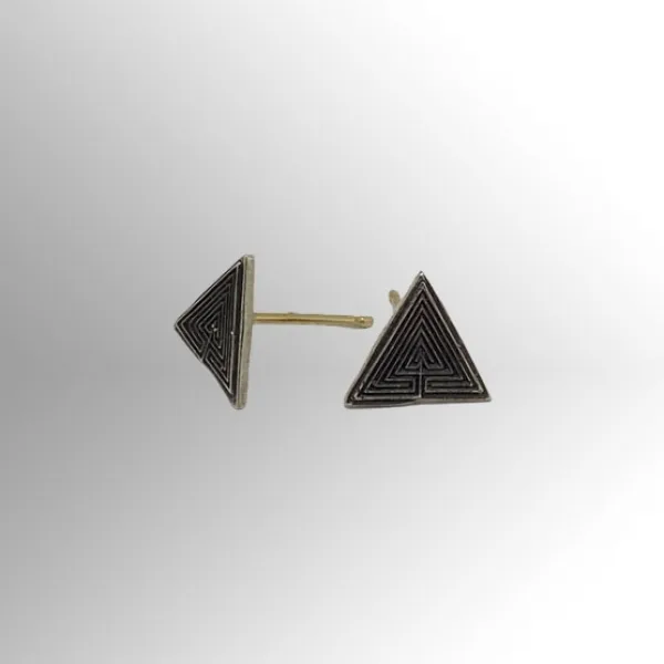 Orecchini Labirinto piccoli — Ventrella Gioiellieri