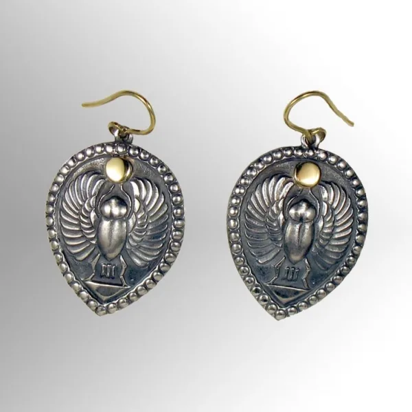 Orecchini Scarabeo a goccia - Ventrella Gioiellieri