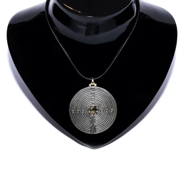 Bronze Labyrinth with Central Rosette