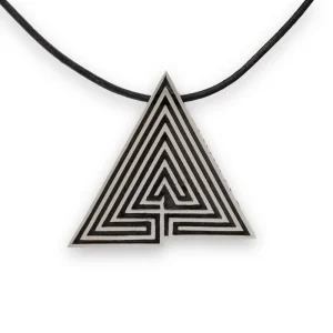 Ciondolo Labirinto Triangolo Collana - Ventrella Gioielli
